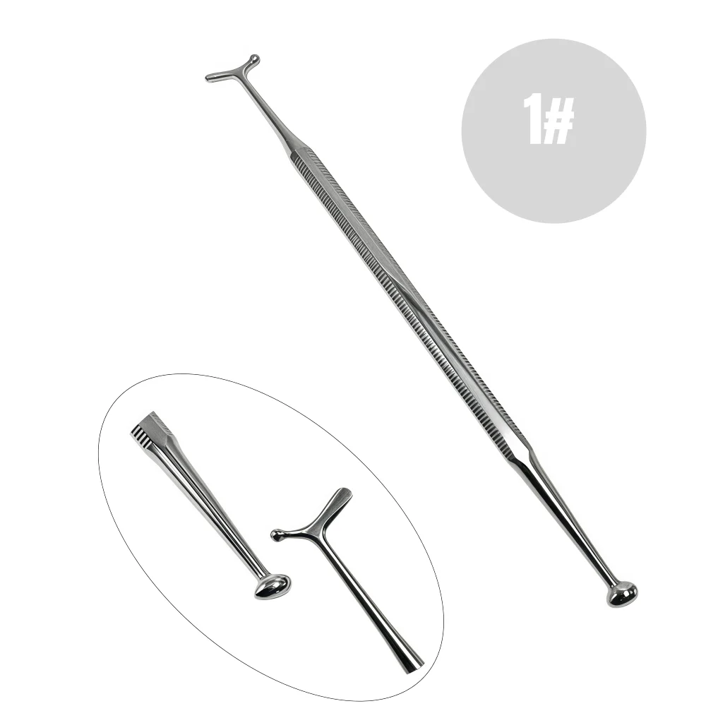 1pc Double-ended Dental Composite Resin Burnisher Autoclavable Stainless Steel Resin Filling Instrument for Dental Restoration - view 2