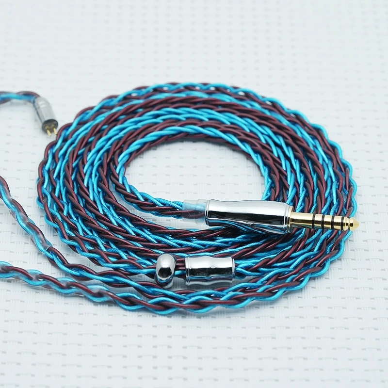 XINHS G69 8-Kern Hochreines Einkristall-Kupfer-Mischkabel für IEM-Upgrade, kompatibel mit QDC, XueTao, Azure Dragon Kopfhörern – Detail 6