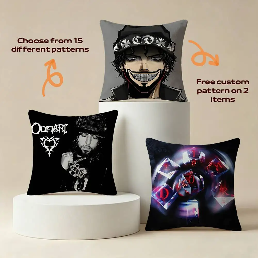 O-Odetari GOOD LOYAL THOTS Square Sofa Pillow Cover Solid Color Living Room Home Decor Cushion Case