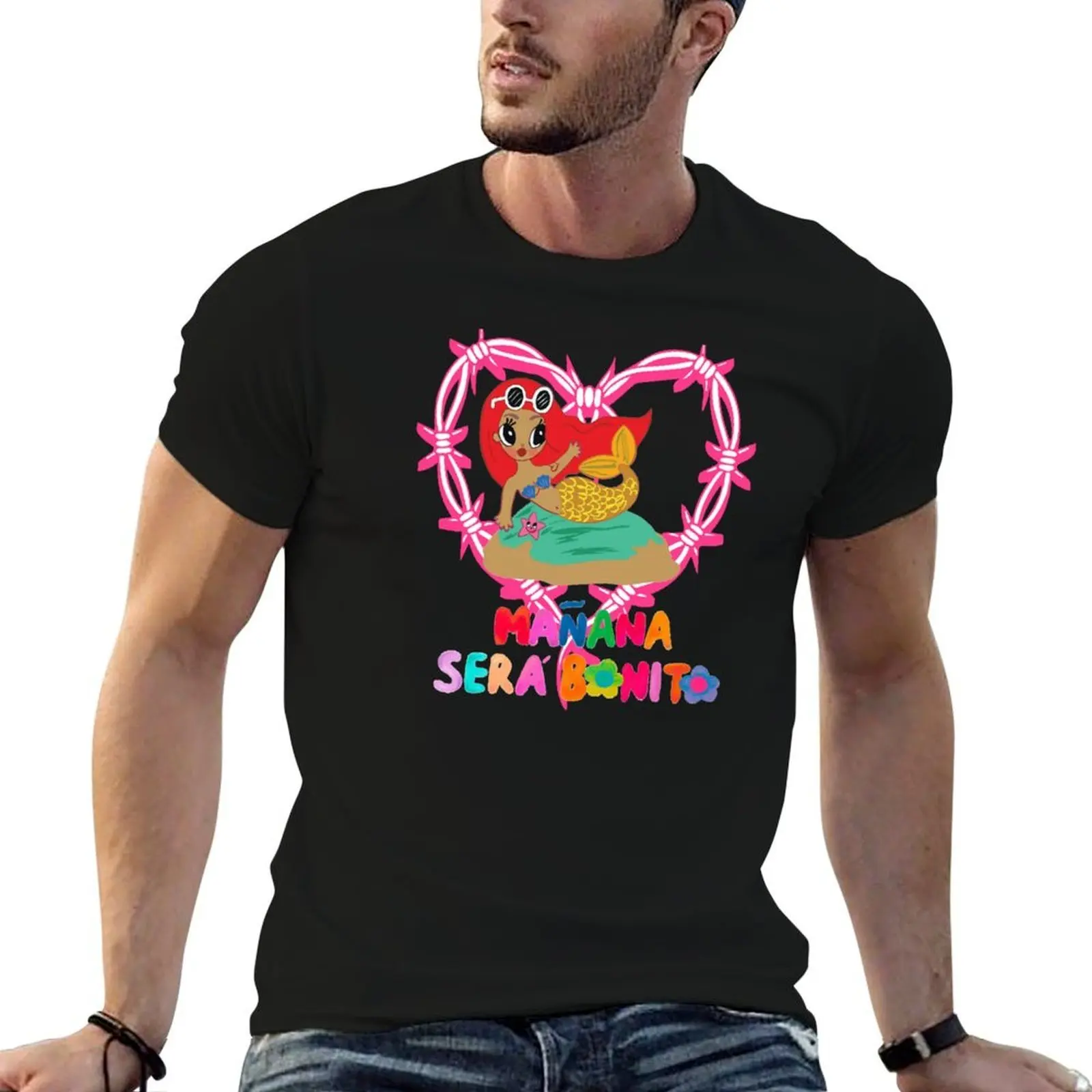Mañana Será Bonito Karol G 2023 - Karol Sirenita, Mañana Será Bonito, Bichota y Tatuaje de Corazón, Camiseta