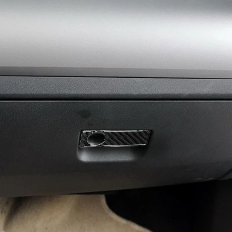 Für mazda MX-5 mx5 miata nc 2012-2015 auto handschuh box griff abdeckung aufkleber co-pilot innen verkleidung autozubehör kohle faser