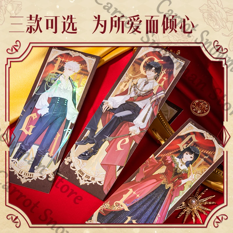 애니메이션 정품 링크 클릭 루카스 찰스 Qiao Ling 레이저 티켓 북마크 코팅지 카드 편지지 학교 Cospaly 만화 선물