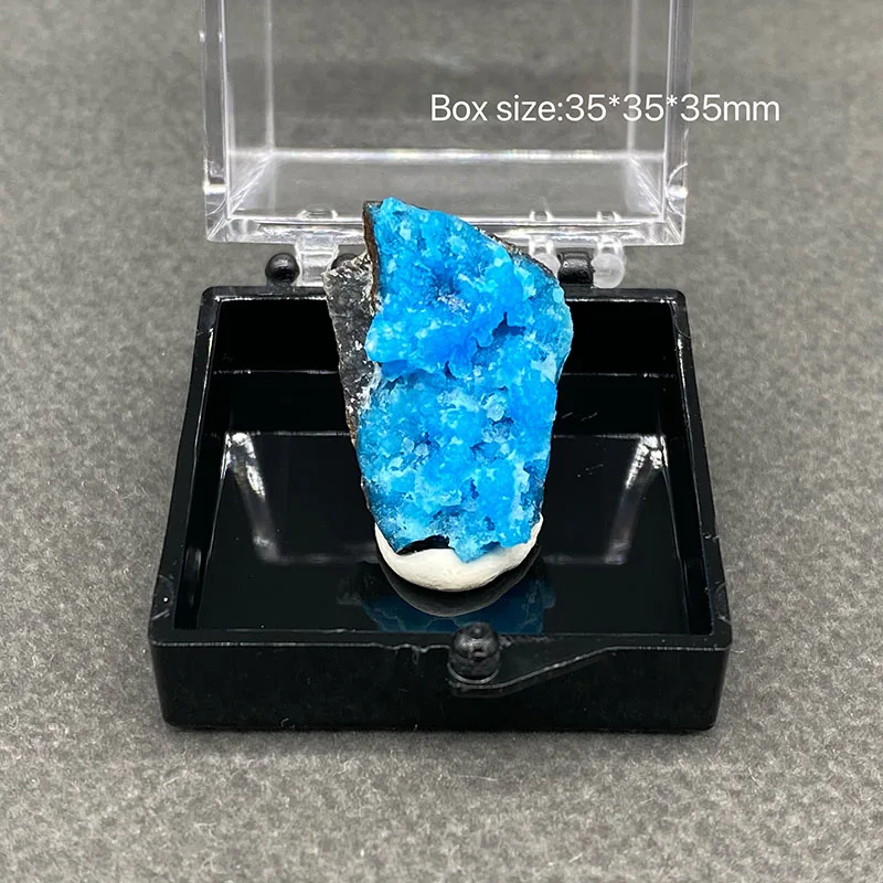 100%  Natural Allophane Mineral Specimens Stones and Crystals Healing Crystal   +Box size:35*35*35 mm