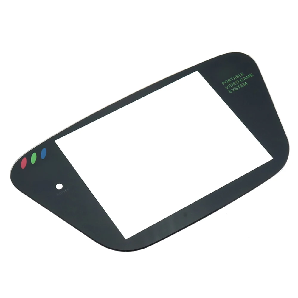 Trắng Nhựa & Chất Liệu Kính Bảo Vệ Màn Hình Bao Ống Kính Thay Thế Cho Sega Game Gear GG Bảo Vệ Ống Kính