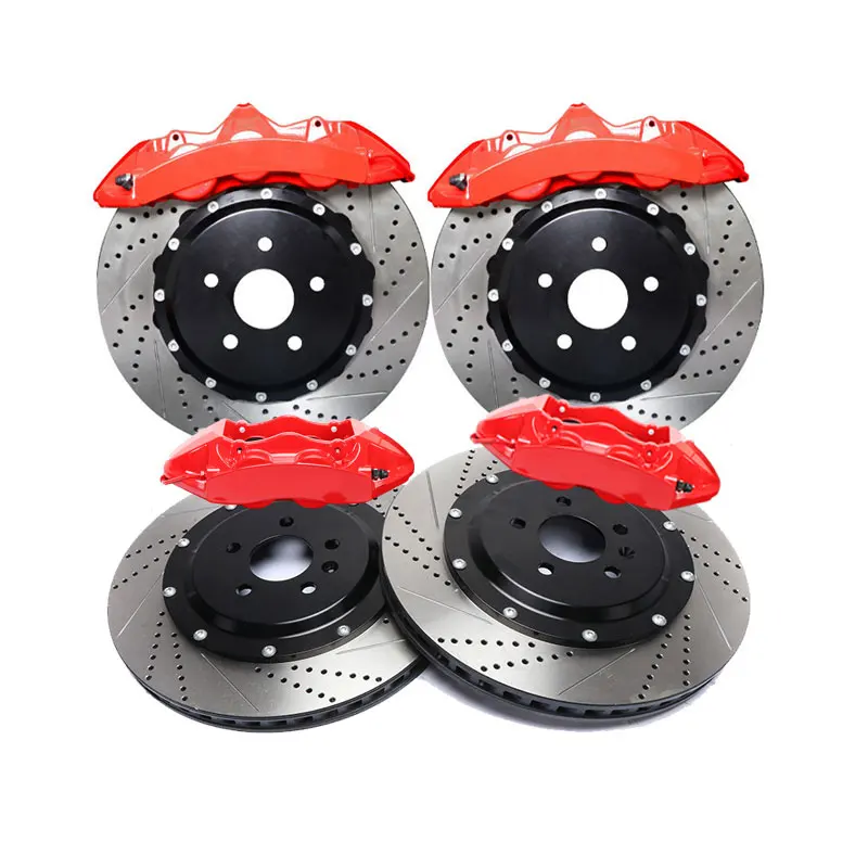 GT6 GT4 Brake Caliper Kits with front 380*34mm and rear 355*28 drilled and slotted pattern Disc Rotor for  BMW F30