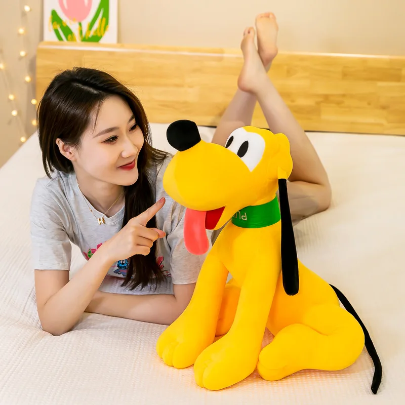 

Cartoon Shaped Little Yellow Dog Pluto Plush Toy for Children Stuffed Animals Cute Big Ears Dog Pillow Gift