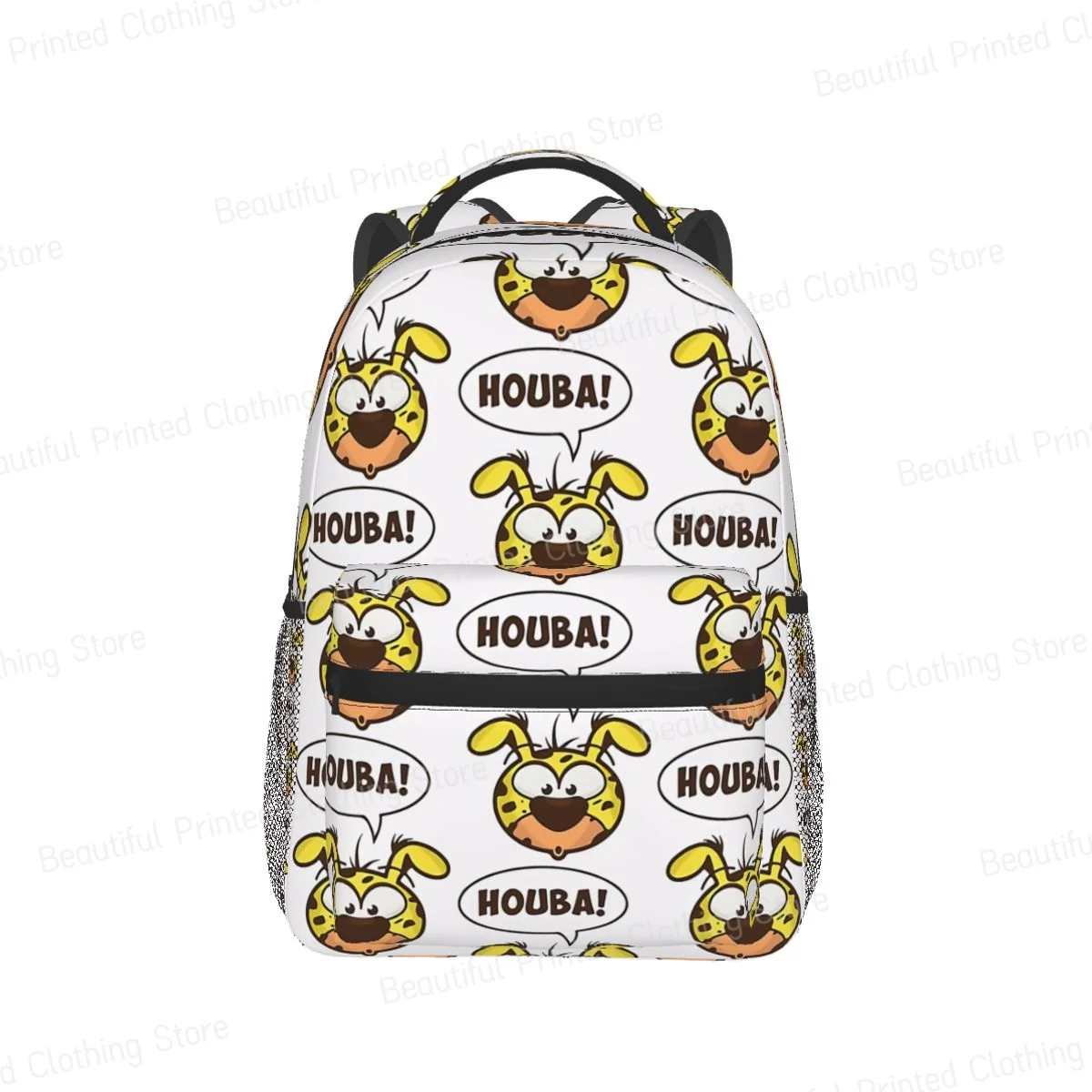 Marsupilami Cartoon hiking Backpacks Leisure Computer Backpack Marsupilami Houba Students School Bags Versatile Backpack