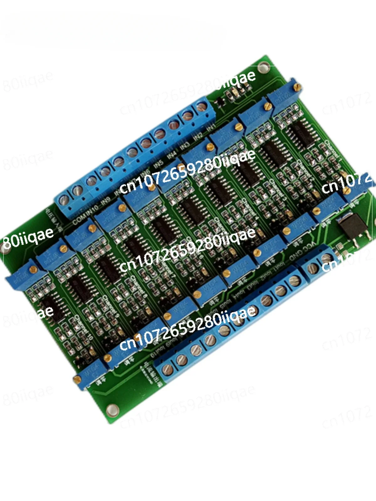 Voltage to current module multi-channel ten input and ten output voltage module multi-channel to 4-20mA transmitter