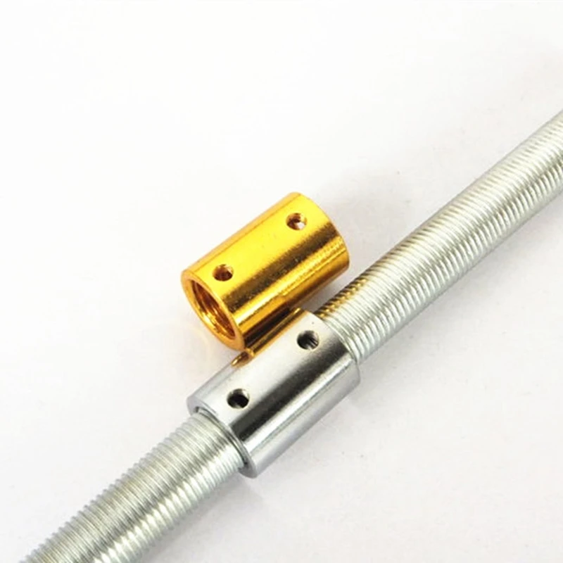 6 pieces/lot Metal 2cm screw tube for lighting colorful finished iron threaded tube for vintage DIY pendant lamp accessories
