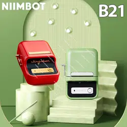 Niimbot-ワイヤレスラベルプリンターb21,サーマルポータブルハンドヘルドステッカー,バーコードプリンター,携帯電話用ラベルの価格