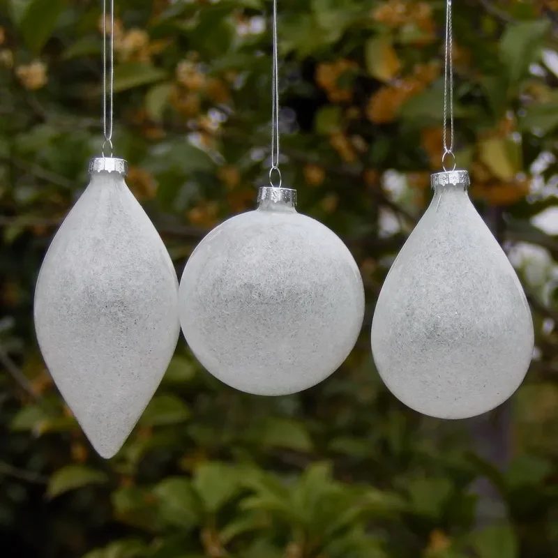 

Christmas Tree Decoration pendant glass ball window decoration shopping mall counter display party props Glass Pendant