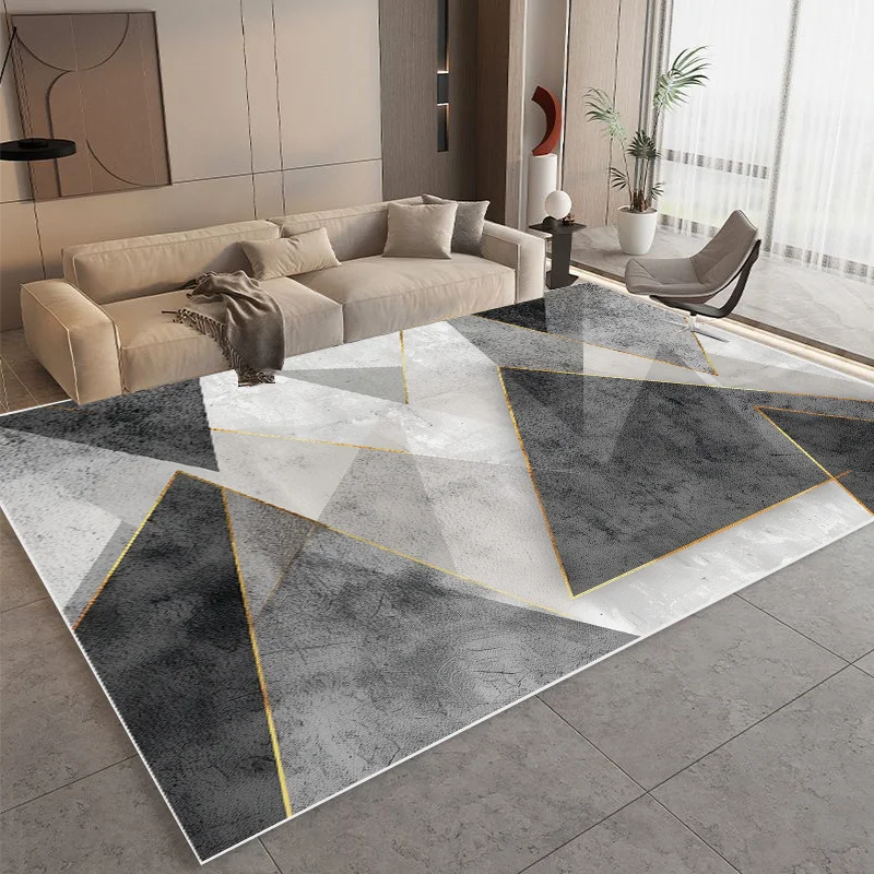 Moderne Geometrie Teppich für Wohnzimmer nach Hause bequeme weiche rutsch feste Boden matte Luxus Dekoration Halle Sofa Tisch großflächigen Teppich