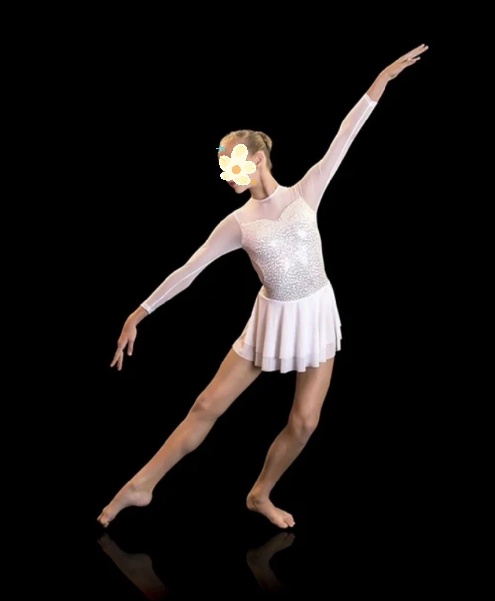 Costume de danse, jupe de danse jazz professionnelle, style paillettes de danse latine, personnalisé dans toutes les couleurs