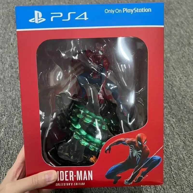 Marvel-PVC Action Figure Model of Spider Man, Anime Collectors Edition, Limitada para Decoração, Brinquedos para Presentes