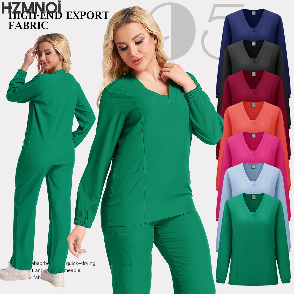 Neuer medizinischer Laborkittel, chirurgische Uniform, Krankenhaus-Zahnarzt, Klinik, Salon, Apotheke, Haustieranzug, Scrubs, Laborkittel, Krankenschwesteruniform, Spa-Uniform