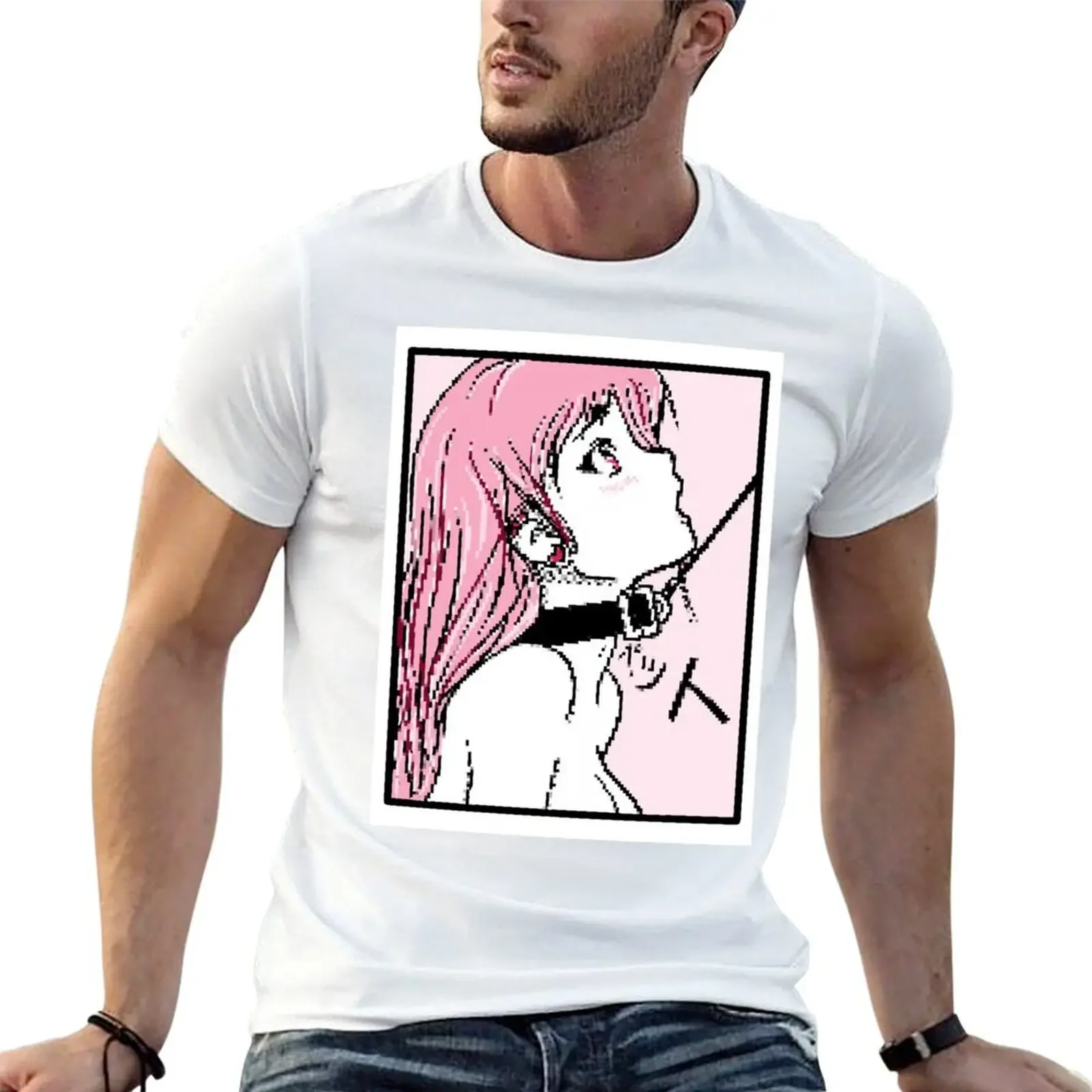 

Pixel Pet T-Shirt customs vintage anime shirt T-shirt men