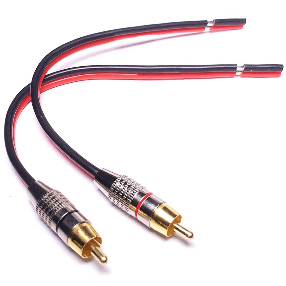 

Speaker Cables to Plugs Adapter, 2-Channel (1 Foot)