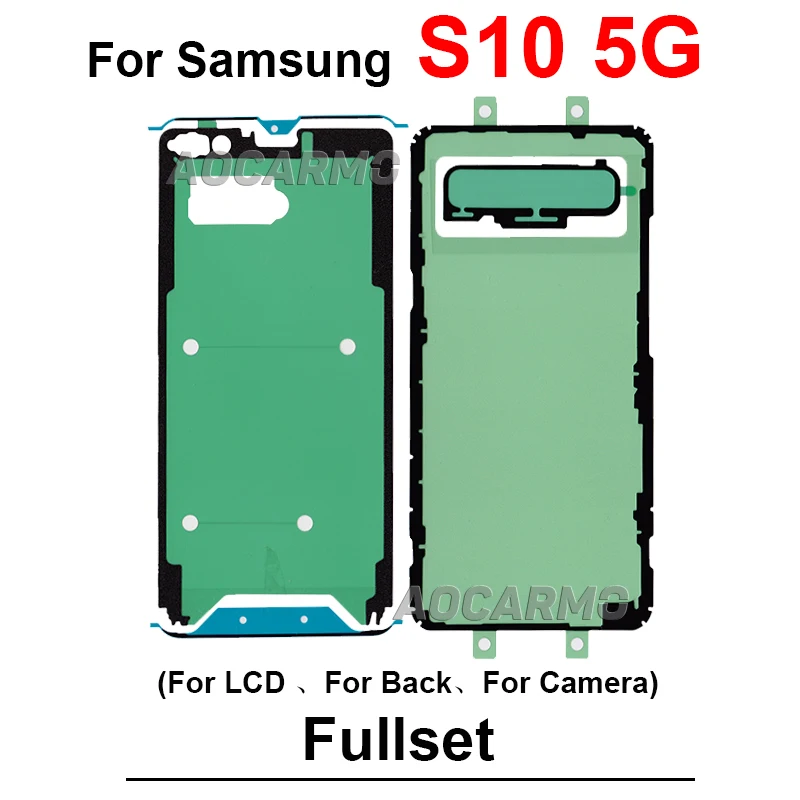 FullSet Adhesive For Samsung Galaxy S6 S7 Edge+ S8 S9 Plus S10+ Lite 5G S10E S10PLUS LCD Display Back Cover Battery Sticker Glue