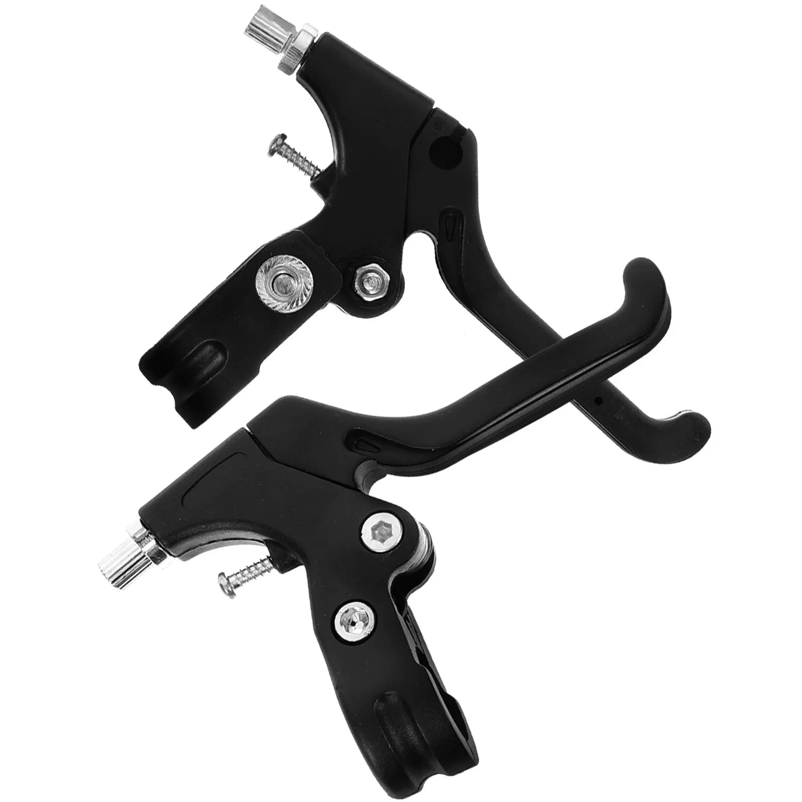1Pair Childrens Bike Brake Levers Robust Plastic Metal Build Lightweight Balanced Performance Easy Grip Cycling Brake