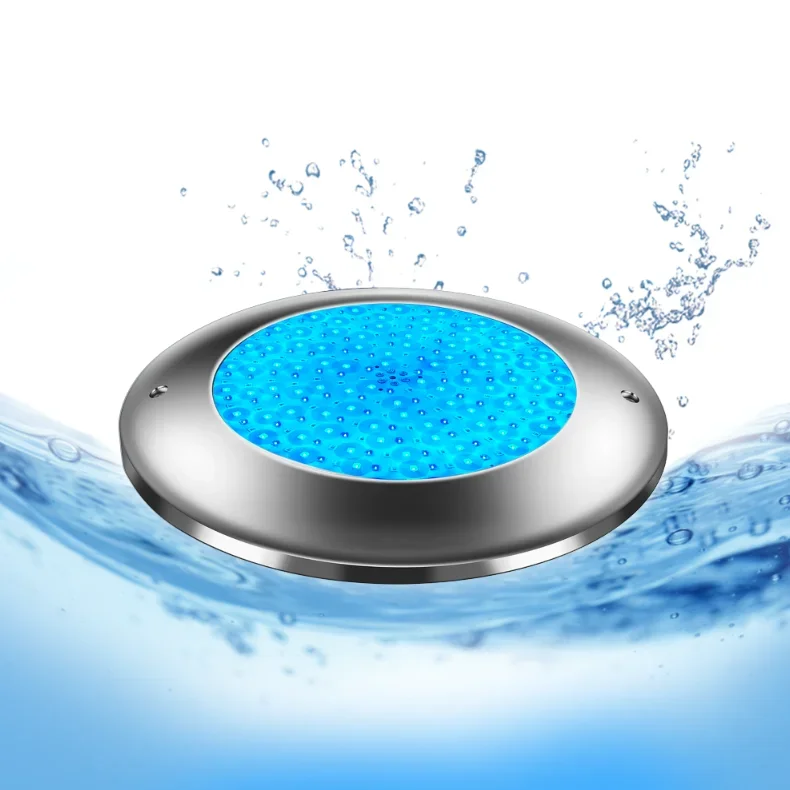 Refined Wifi Control Ip68 12v 316L Pool Equipment Accessories Stainless Steel Underwater Lights Led Swimming Pool Light