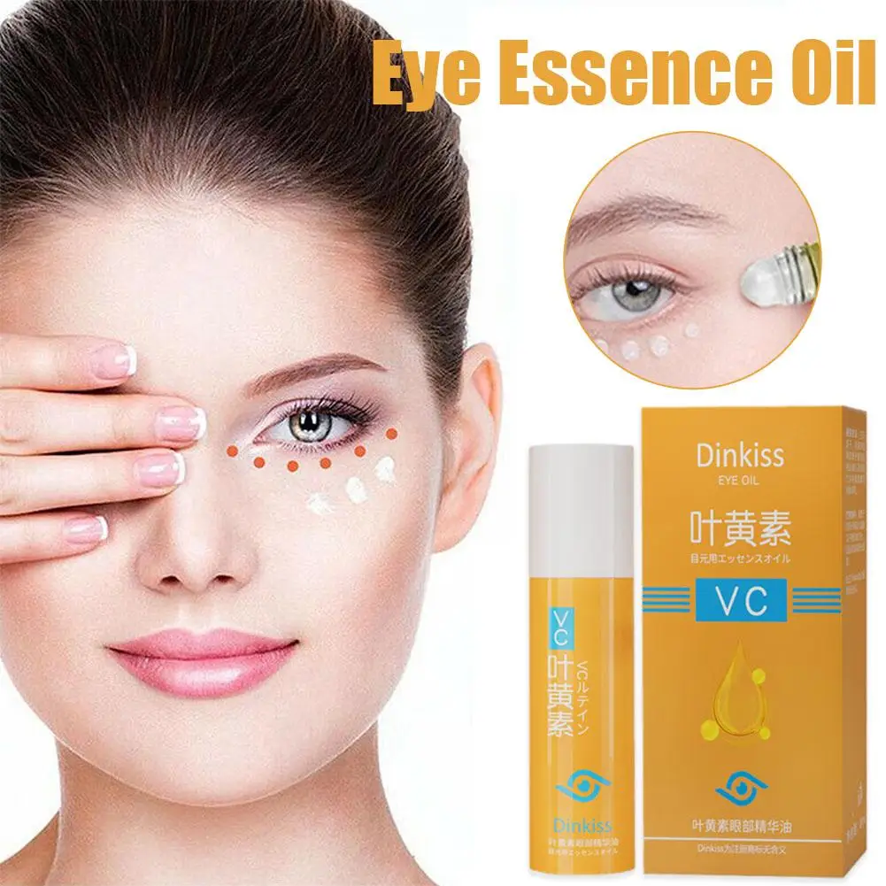 Lutein Firming Anti-wrinkle Eye Essence Oil Improves Anti-wrinkle Dullness 8ml Circles and Essence and Lines Eye Fades Dark R1W0