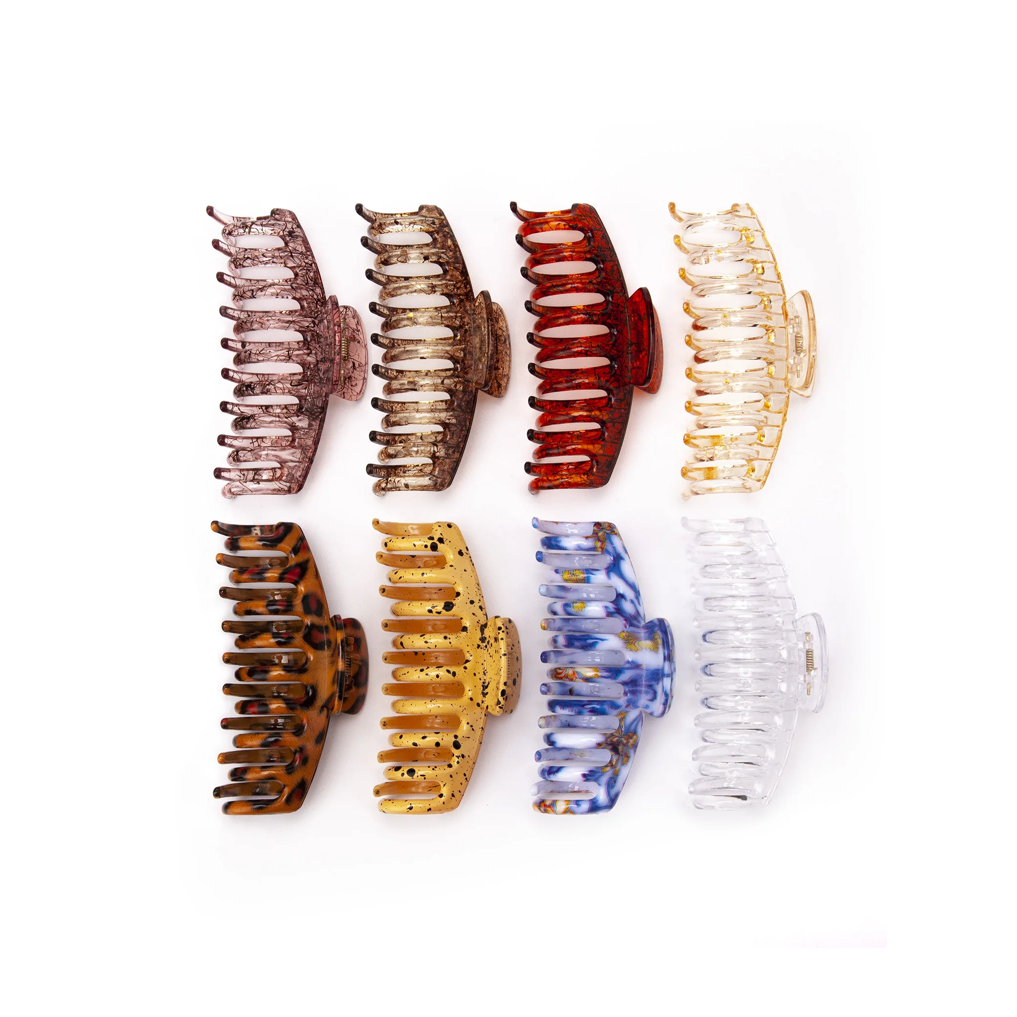 YrSaMarLar 8pcs hair clips, claw clips, hair accessories for women and girls, strong hold & non-slip, 8 colors, y2k style