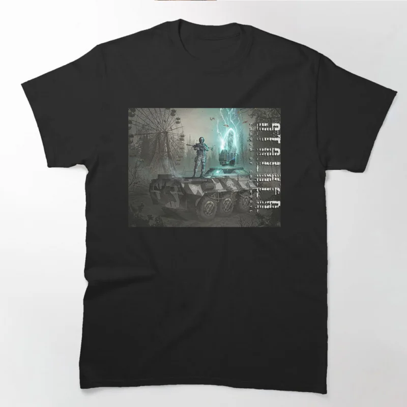 

S.T.A.L.K.E.R. 2 Shadow of chernobyl 0813 Danger exclusion zone gift t shirt Videogame Stalker Graphic Clothes All size Tops