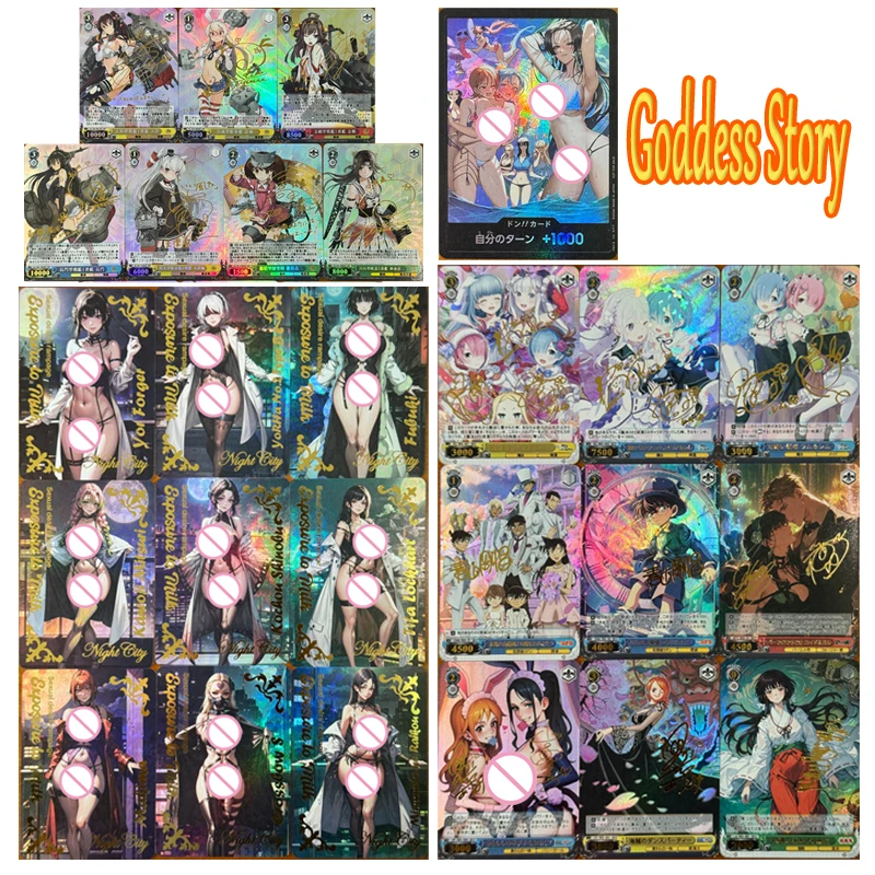 

Goddess Story Ram Nami Nico Robin York Forger Kanroji Mitsuri DIY homemade flash card boy Toy collection Birthday Christmas gift