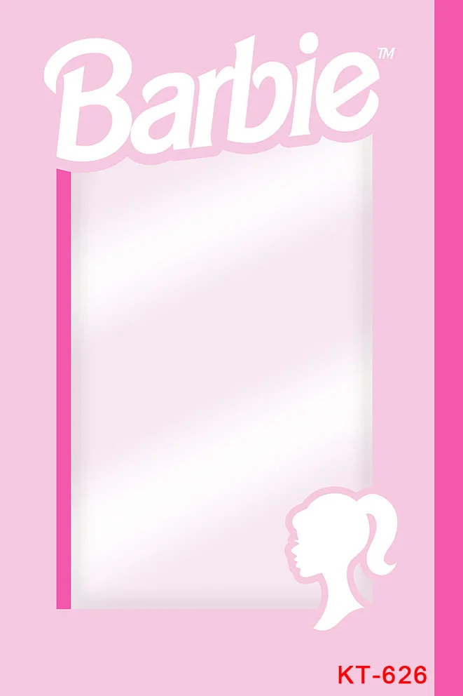 ฉากหลังเจ้าหญิงบาร์บี้สีชมพูยอดนิยมสำหรับเด็กผู้หญิงแบนเนอร์ตกแต่งงานเลี้ยงวันเกิดซุ้มถ่ายภาพสำหรับเด็ก