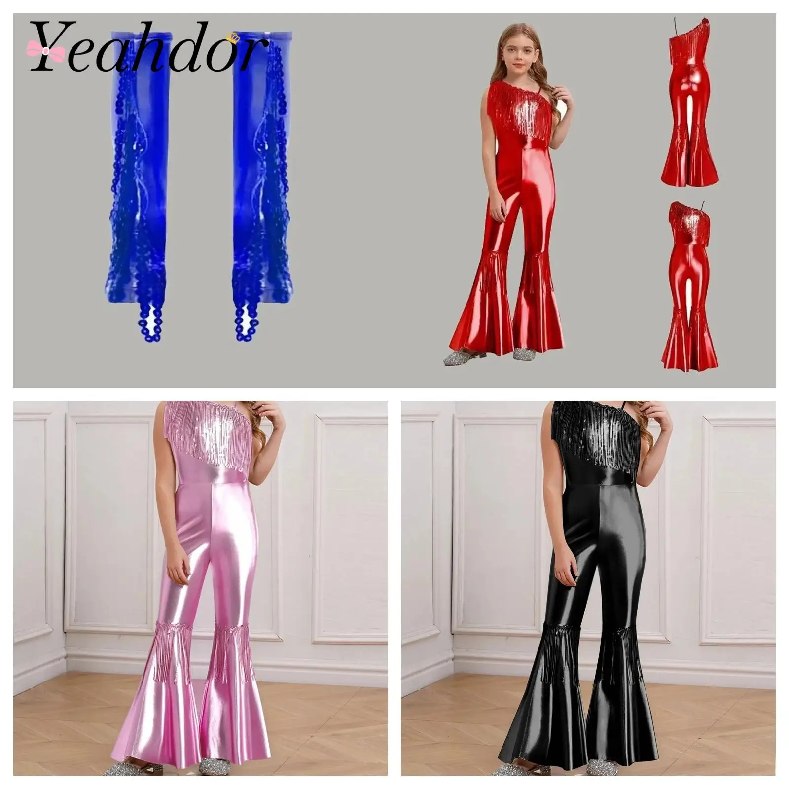 

Princess Costume Girl Shiny Tassels Cape Bolero Stage Performance Dance Wear Sparkly Sequins Shrug Party Wraps Dancing Accessory