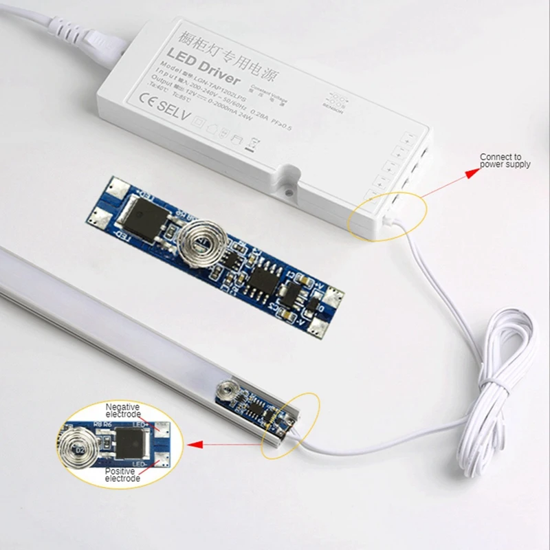 2X สวิตช์ควบคุมการหรี่หลอดไฟ LED อัจฉริยะแบบสัมผัส5V-24V 8A แบบ capacitive เซ็นเซอร์โมดูล pcbled