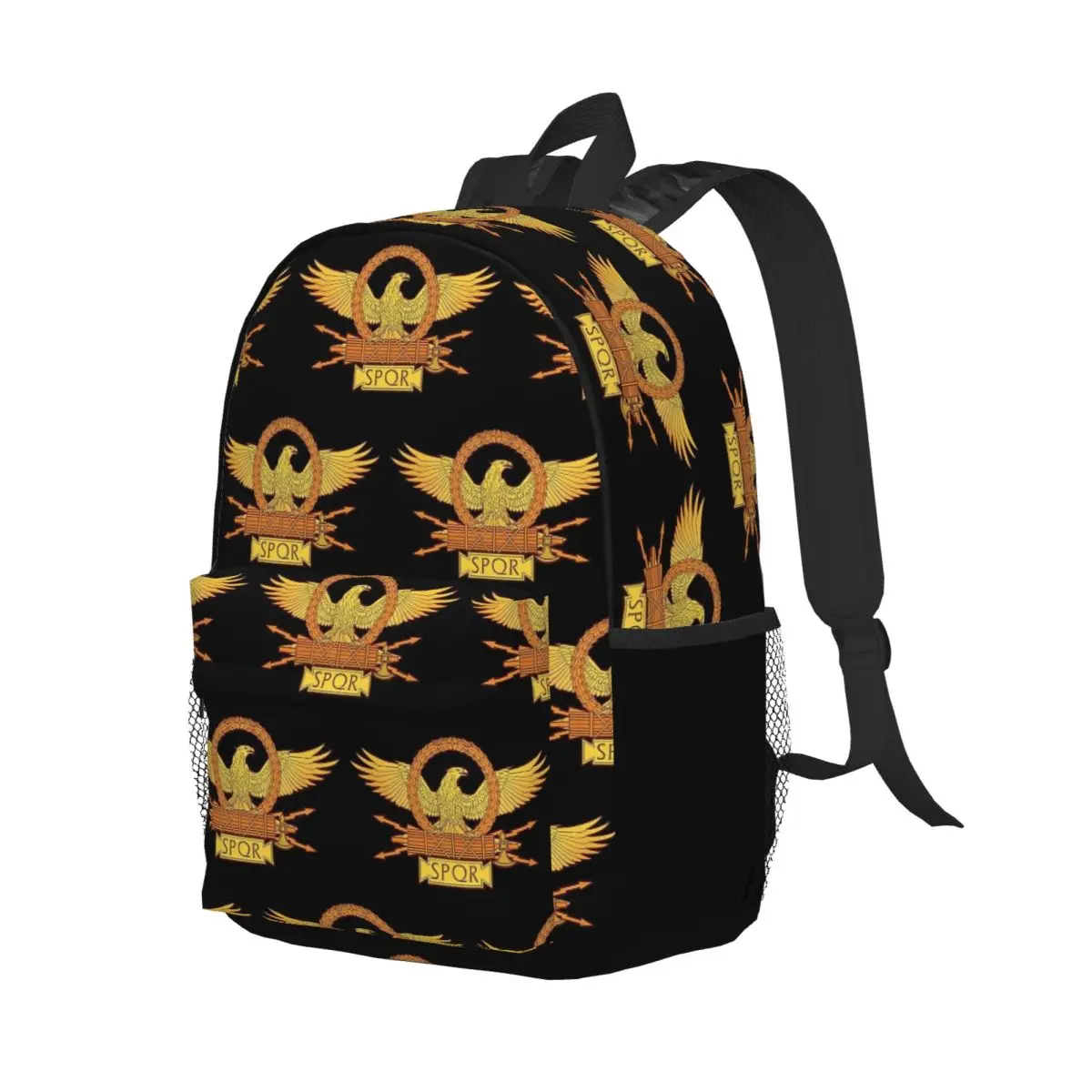 Antiker römischer SPQR-Rucksack für Studenten, Jungen, Mädchen, Büchertasche, Herren, Damen, Schultasche, Computer-Umhängetaschen