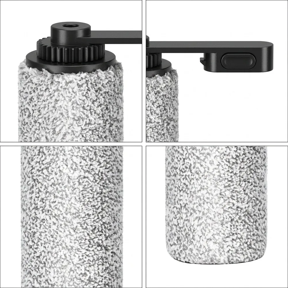 2 Pack for velvet Roller Brushes for Yoniev For SmartPlus Smart Ultra Floor Washer No Tools Required Quick Snap Install