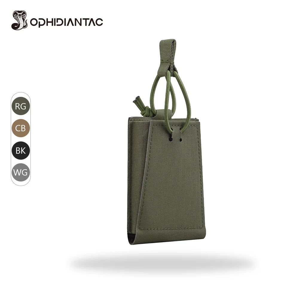 

OPHIDIANTAC Lightweight 7.62 Single Mag Pouch Mag Pack With MOLLE Clip for Belts and Chest Rig