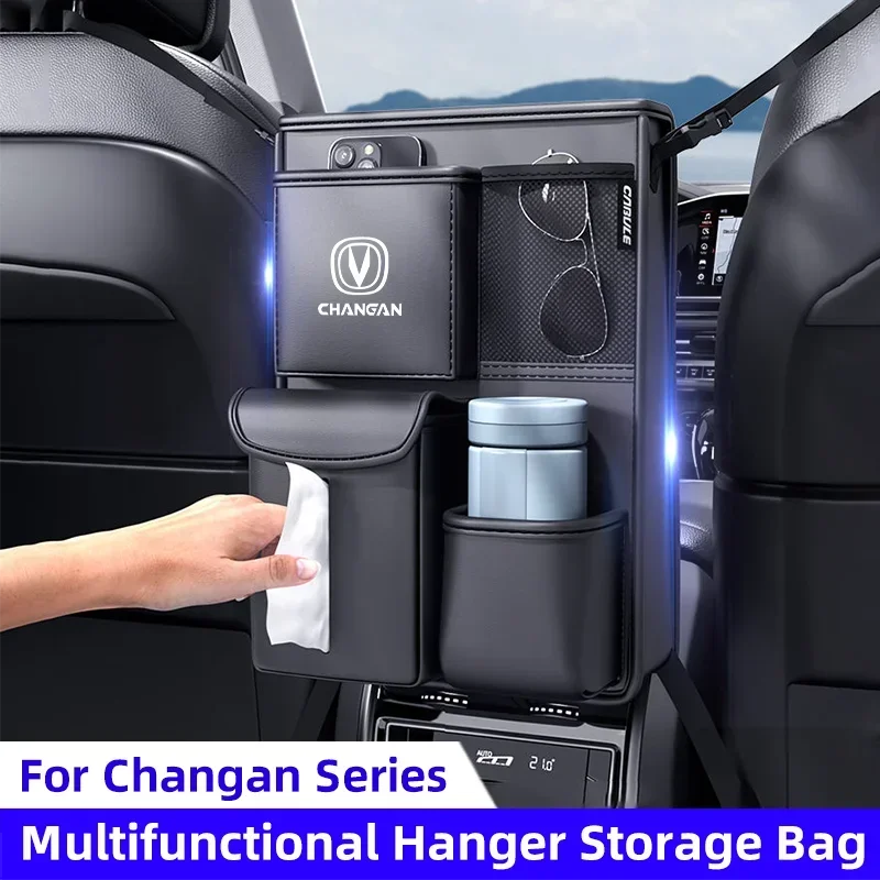 Car Seat Storage Organiser For Changan CS35 alsvi CS55 CS75 CS85 CS95 Between Driver and Passenge Seat Shel Hanging Storage Bag