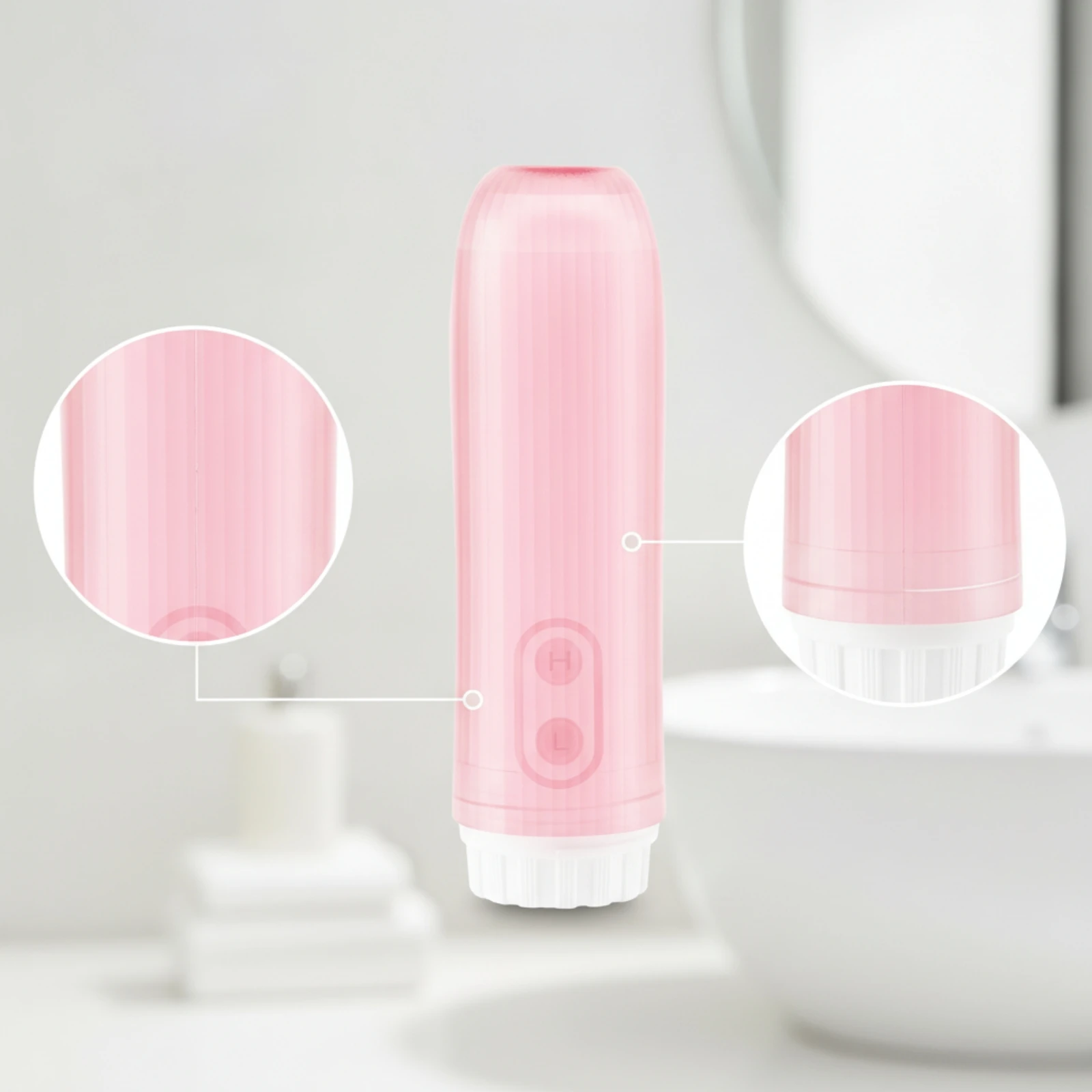 Portable Electric Bidet Battery-Operated Handheld Travel Bidet Personal Washer Lightweight Dual Spray for Travelers, Camping