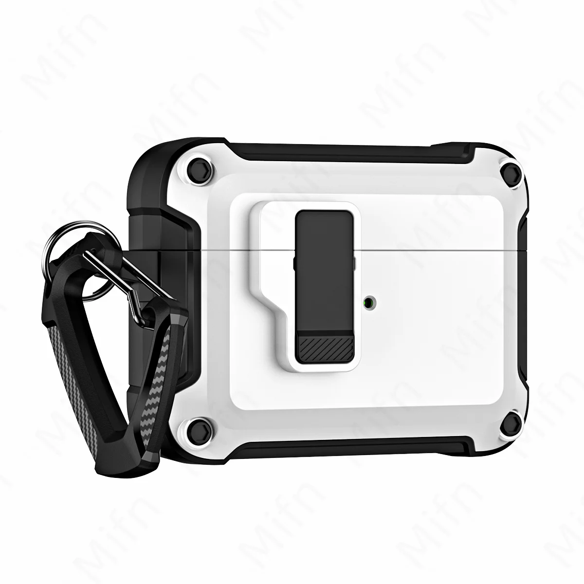 Nieuw Voor AirPods 3/Pro 2/Pro Case Secure Lock Oortelefoon Case Met Sleutelhanger Voor Mannen Voor Airpods 4e Generatie Case (USB C) 2024