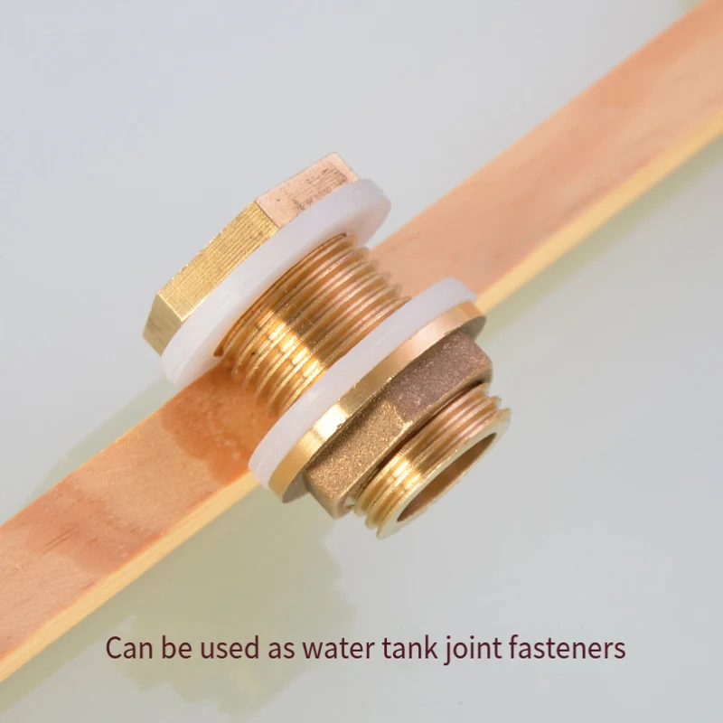 

Premium Brass Hex Lock Nuts for Plumbing, 1/2" 3/4" 1" BSP Female Thread, Hexagonal Shank Cap, Copper Flange Nut Pipe Fitting