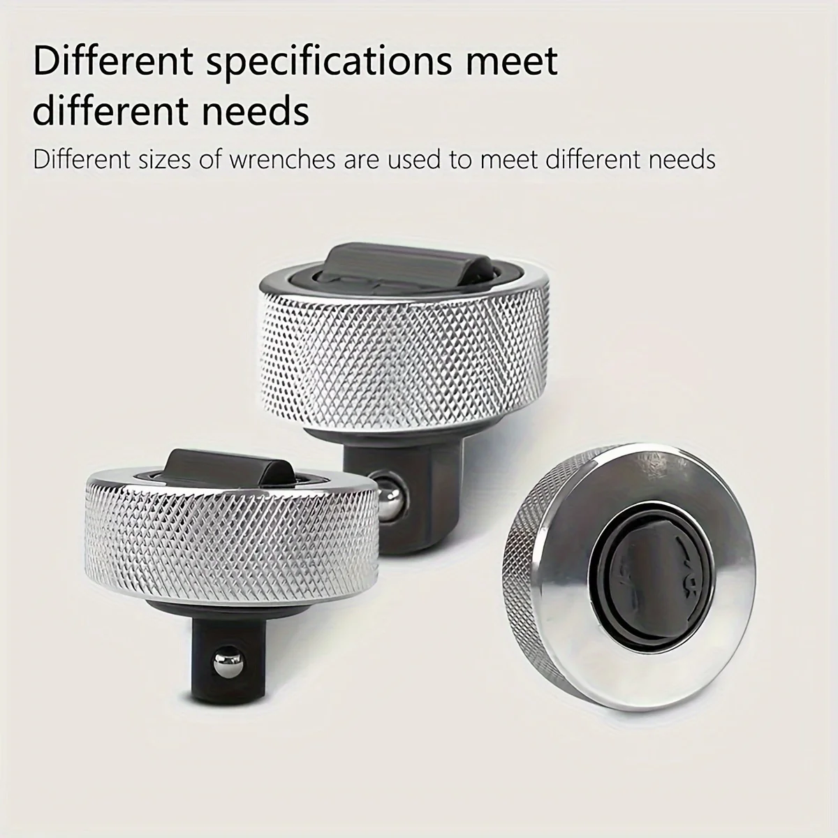 Mini-Ratschen-Steckschlüssel, kompletter Stahl, Palmen-Ratschen-Steckschlüssel, Finger, umkehrbarer Ratschengriff, 1/4 Zoll, 3/8 Zoll, 1/2 Zoll Antrieb – Detail 7