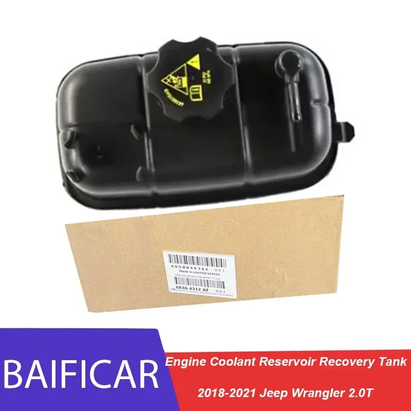 Baificar Brand New Coolant Recycling Bottle Reservoir Tank 68364312AC 68388115AB For 2018-2021 Jeep Wrangler 2.0T