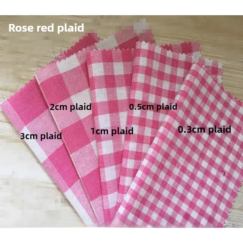 نسيج قطني منقوش لكل متر لخياطة الستائر والقمصان والملابس والتنانير ومفرش المائدة من القماش المنسوج الناعم القابل للتنفس باللون الأزرق والأخضر