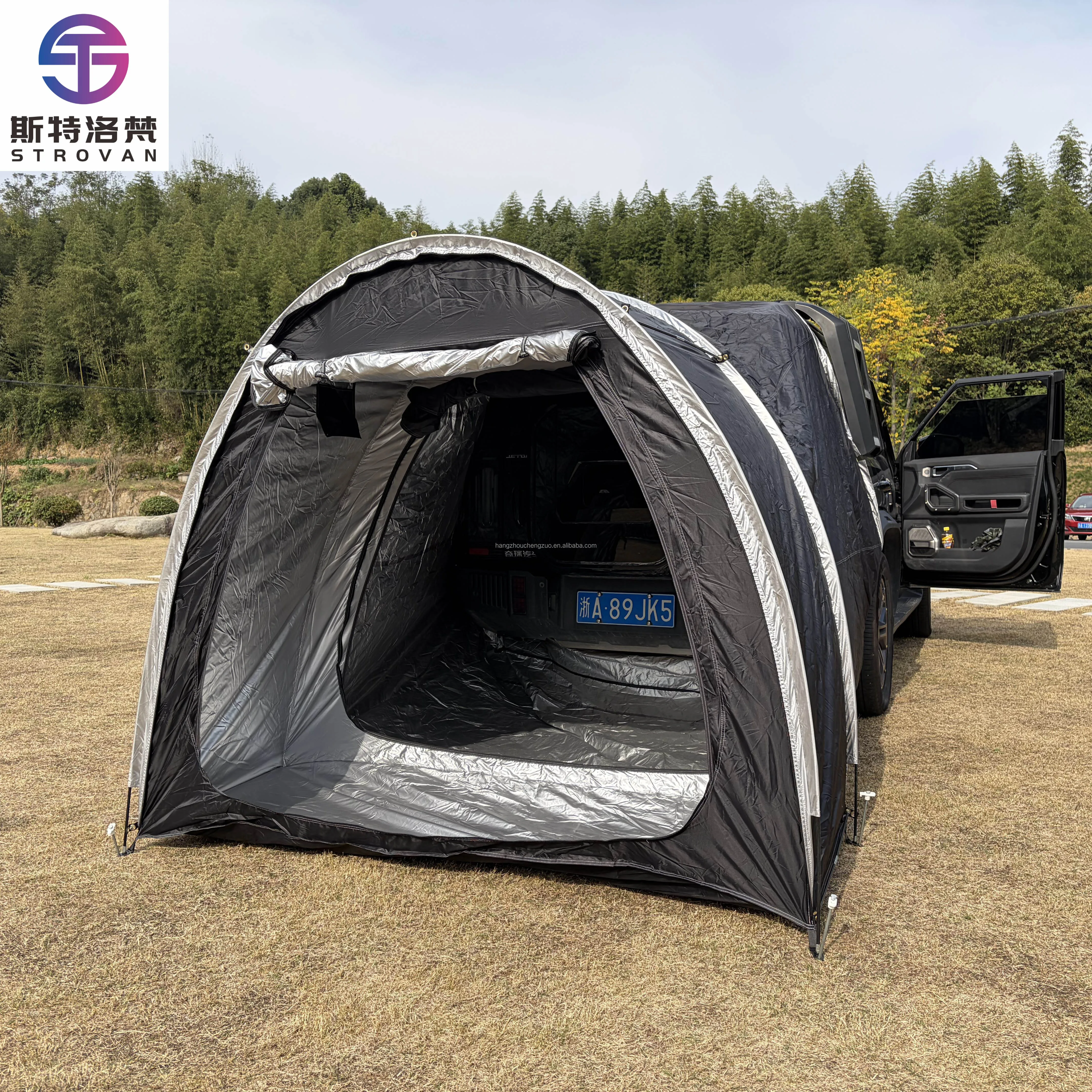 

STLF LZS 1 Person Car Hatchback Tent,SUV Rear Tent,Portable Waterproof Car Rear Tent Can Be Used Alone As Camping Tent,Cycling T