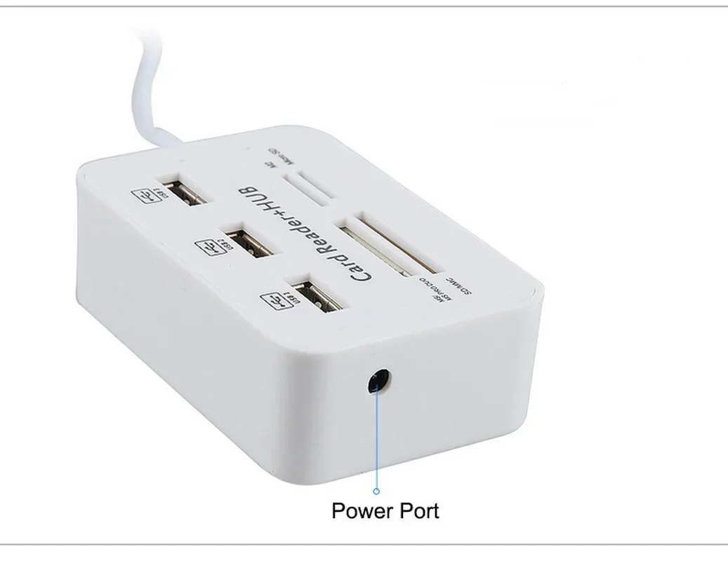 

Портативный концентратор «все в одном» с 3 портами USB 2.0 Combinato на Lettore Di Schede на ПК на MS/M2/SD/MMC/TF Lettore Di Schede USB