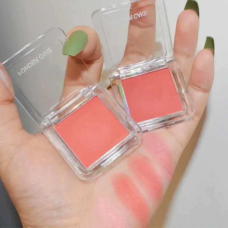 Gesicht Rouge matt natürliche Wange Tönung aufhellen Gesicht wasserdicht Gesicht Konturierung Kosmetik erröten Puder weiches weibliches Make-up 1 stücke