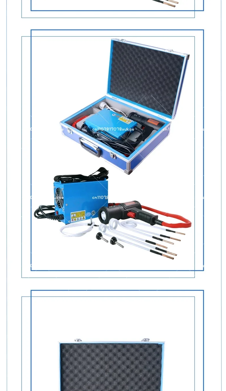 Induction Heater 1500W Demolition Bolt Heater Tool Kit for Car Repair with 4 Coils 220V AC for Bearing Removal