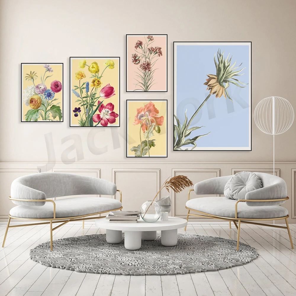 Wildflower Prints, Botanical Print,  Botanical Art Print, Floral Art, Flower Art Print, Farmhouse Decor, Wildflower Poster