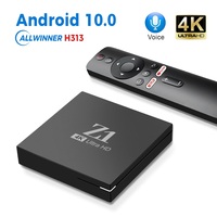 New Z1 H313 Smart TV Box Android 10.0 TV Box 2GB 16GB WiFi6 BT 4K Decording HD Quad Core Video Media Player Set Top TV Box