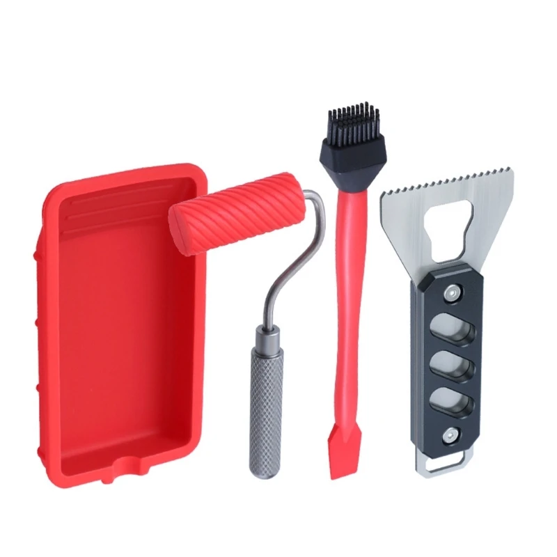 Aluminum Trowel Hardwood Flooring Spreader Ergonomic Glues Applicators Tool