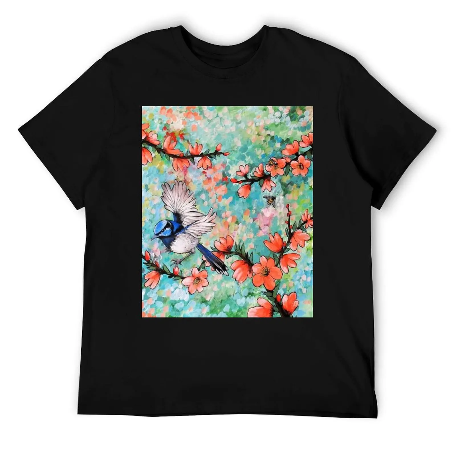 

Colours of the Garden T-Shirt anime tshirt man t shirts graphic cotton tshirt 100% T-Shirt