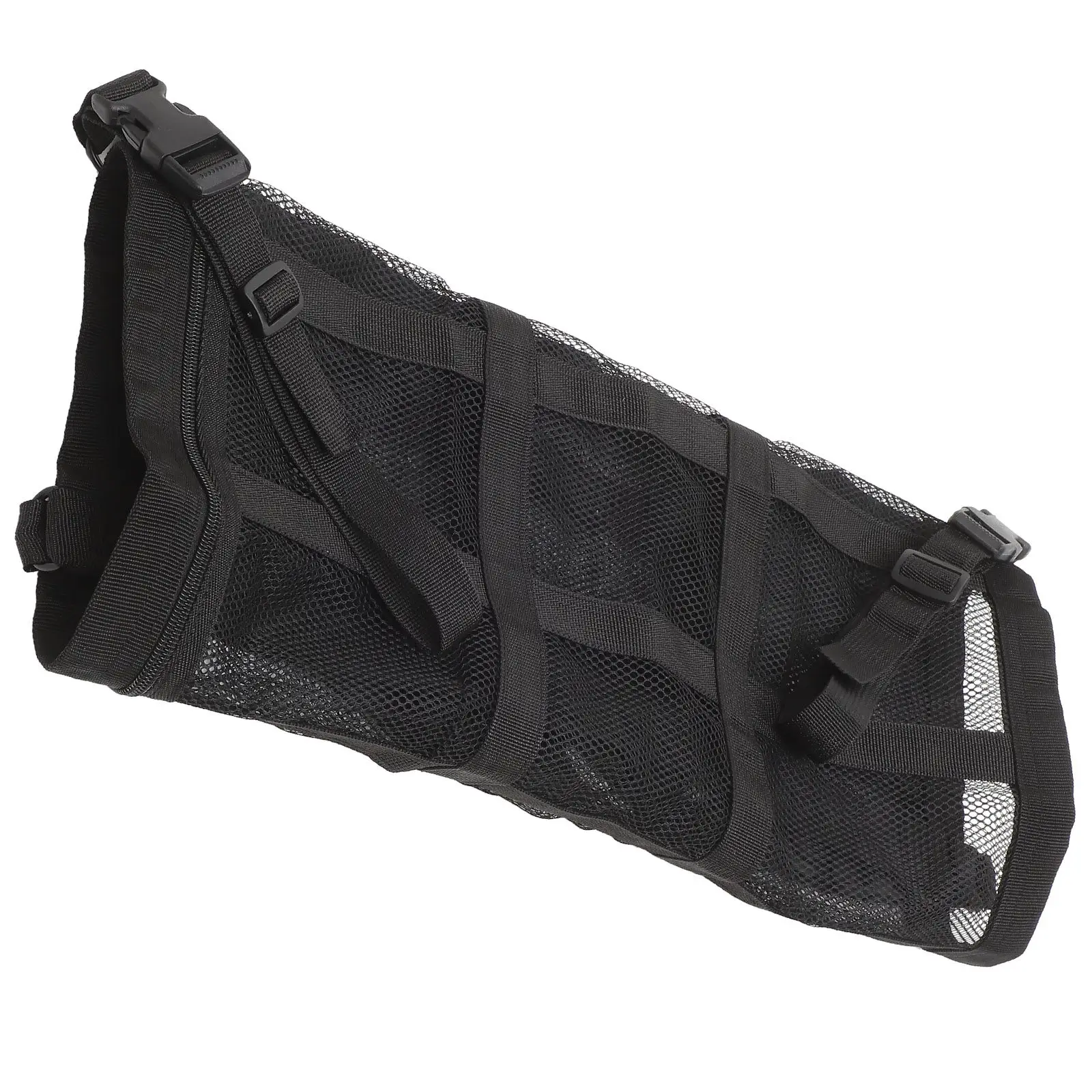 

50pcs Car Roof Cargo Net Bag Adjustable Buckle Double Zipper Large Capacity For Suv Truck Organizers Interior Road Trip